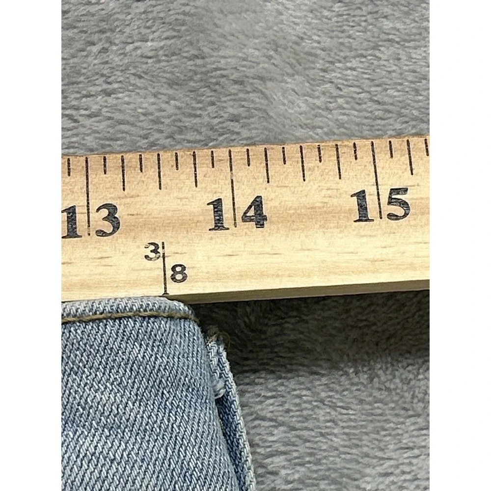 Levis 511 Jeans Mens Sz 28x30 Blue SLim Fit Whiskered Distressed Stretch Guys